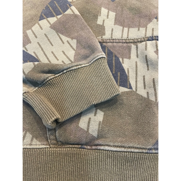 Boys Roots Leaf Camo Sweatshirt Hoodie Green Camo boys Large 9 / 10 - Picture 3 of 7